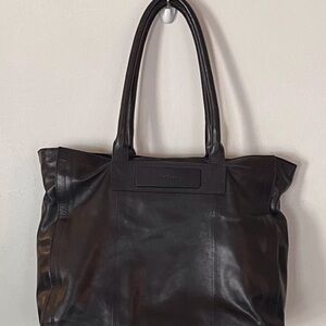 Lucky Brand Black Leather Tote